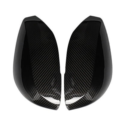 Carbon Fiber Side View Mirror Cover Caps for Infiniti Q50 Q60 Q70 QX30 (14-20)
