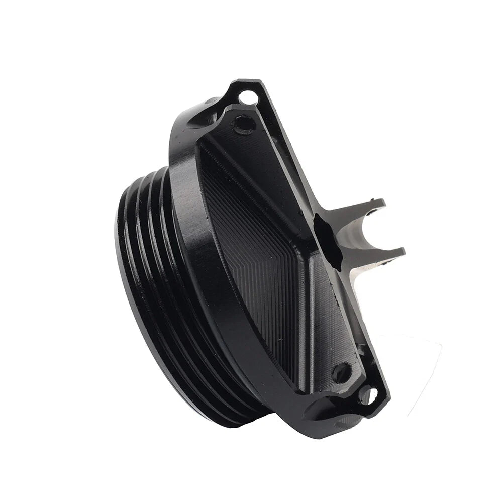 Black Engine Oil Filler Cap Cover for Kawasaki Z750 ZX6R ZX636 ZX10R (2004-2023)