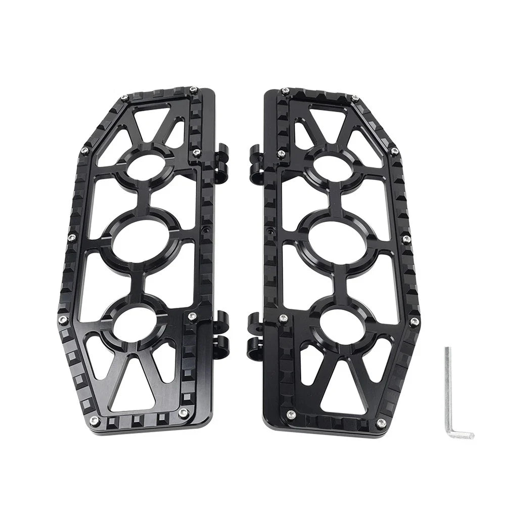 Rider Driver Floorboards Foot Pegs for Harley FL Softail (1986-2017)