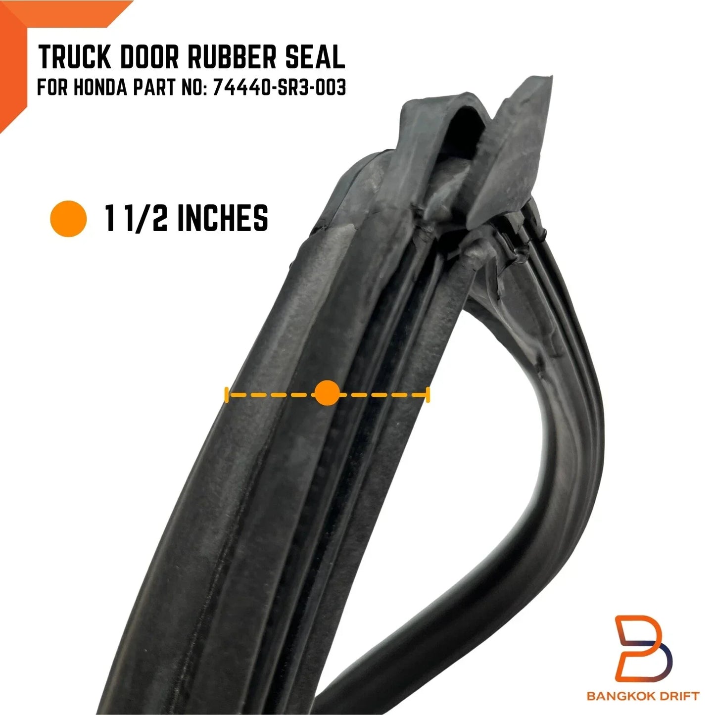 Tailgate Weatherstrip Rubber Seal for Honda Civic EG4 (1992-1995)