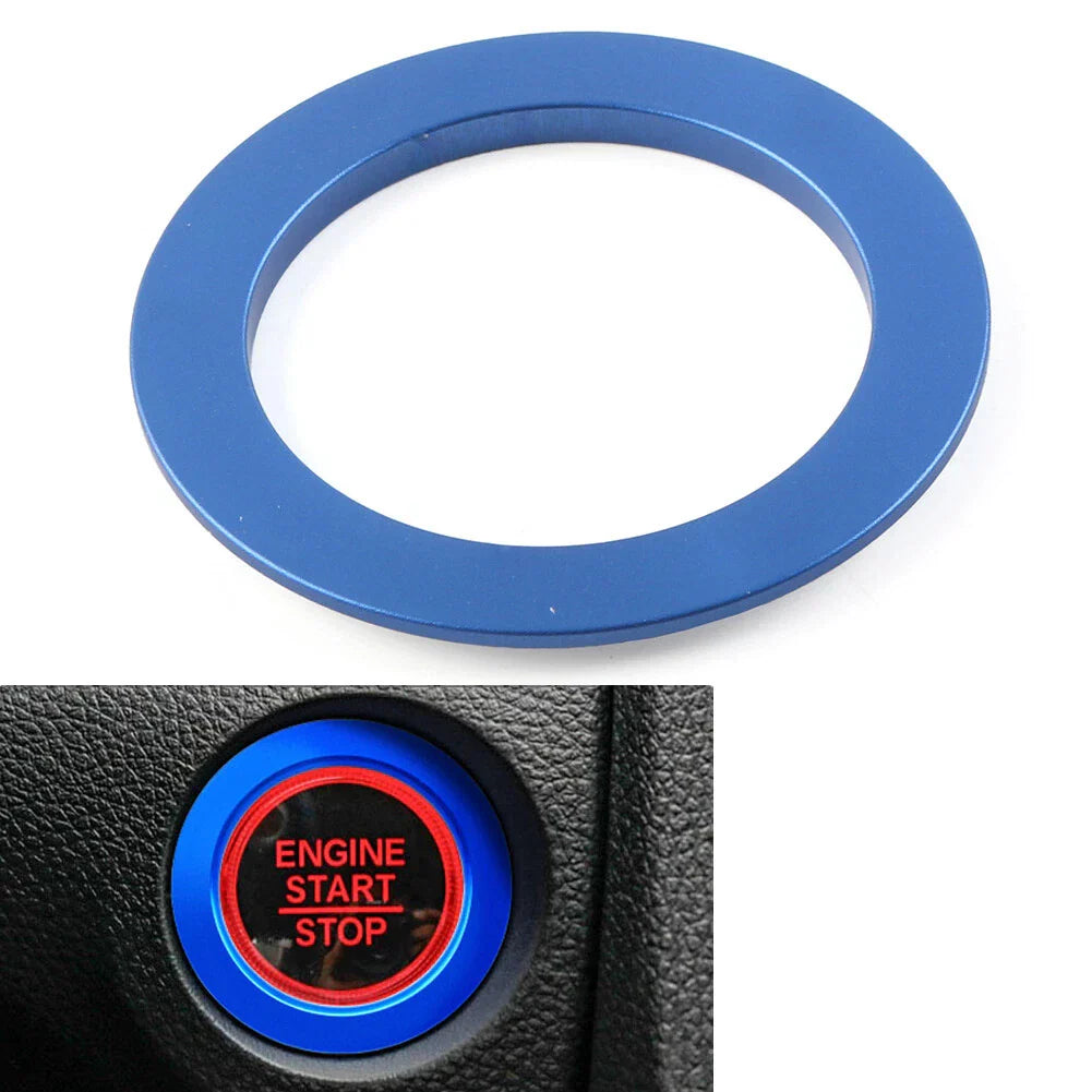 Engine Start Stop Button Ring Trim for Honda Civic 2016-2021 Blue