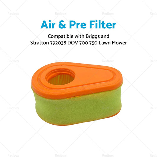 Air & Pre Filter for Briggs & Stratton DOV 700 750 Lawn Mower
