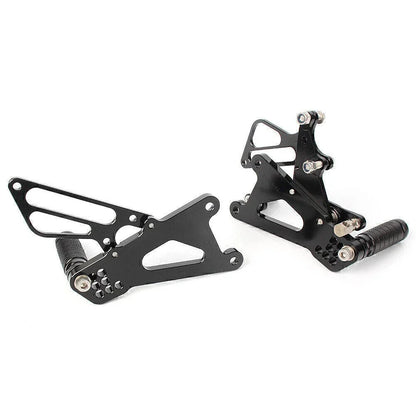 Rearset Footpegs for T595 509 955i 1050 Speed Triple (2006-2012) Black
