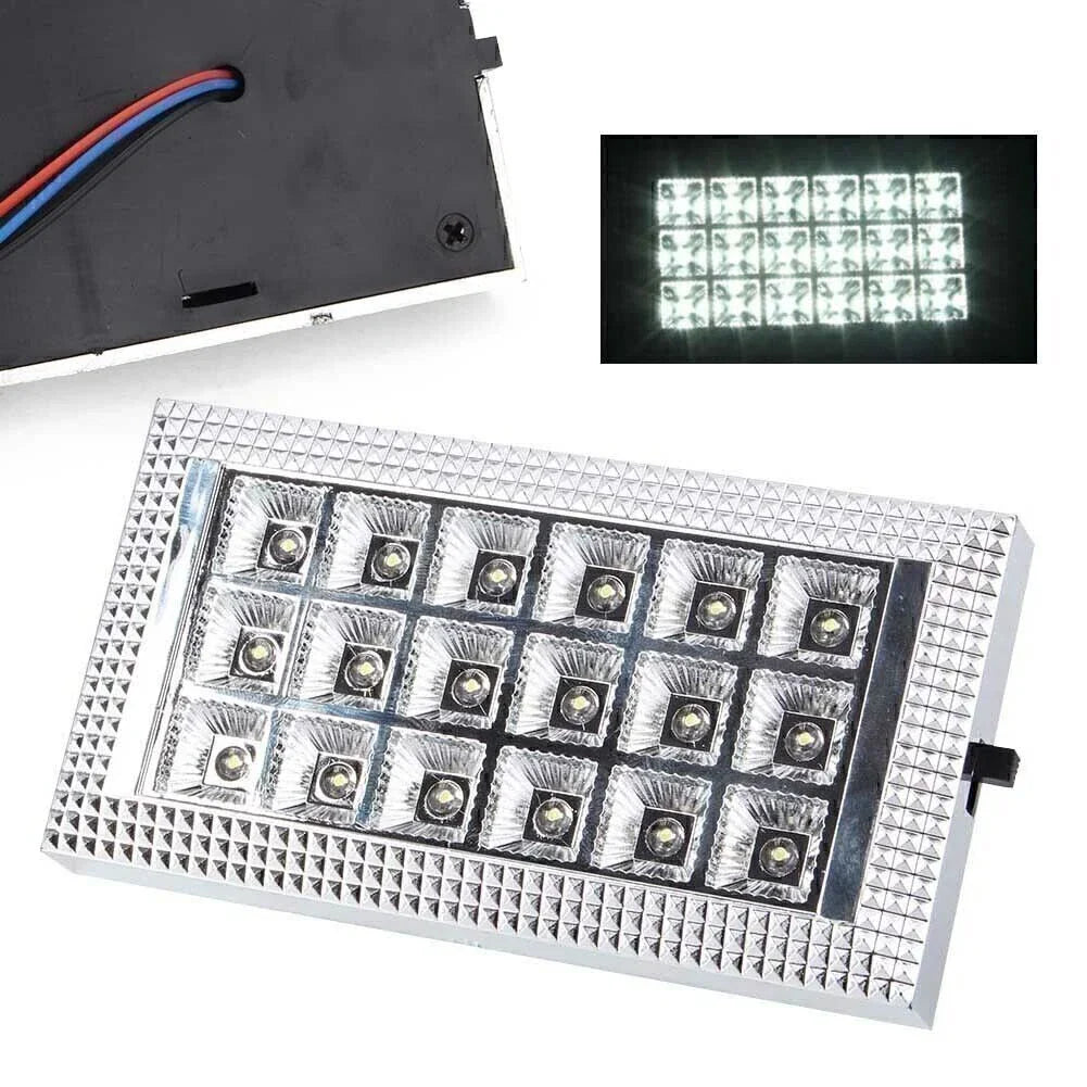 12V 18 LED White Roof Ceiling Reading Lights for Vehicle Car Interior