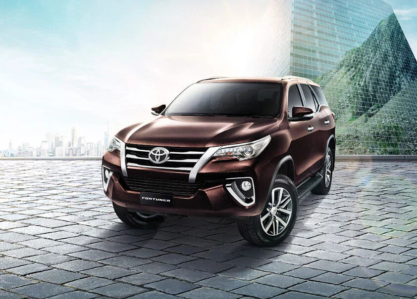 Chrome Side Vent Door Cover Trim for Toyota Fortuner (2015-2019)