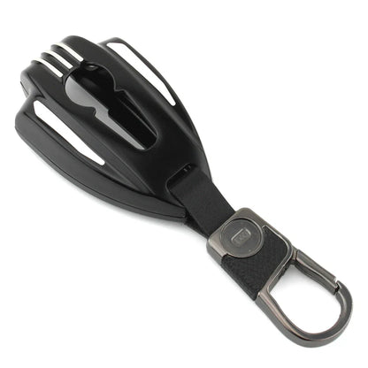 Black Moto Key Case Cover for BMW R18 Classic Bagger (2020-2023)