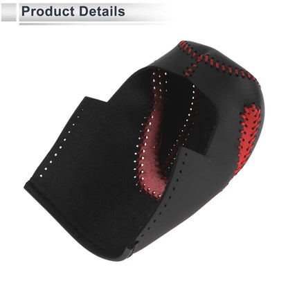 Gear Shift Knob Cover for Honda Accord 2013-2017 Red Black Faux Leather