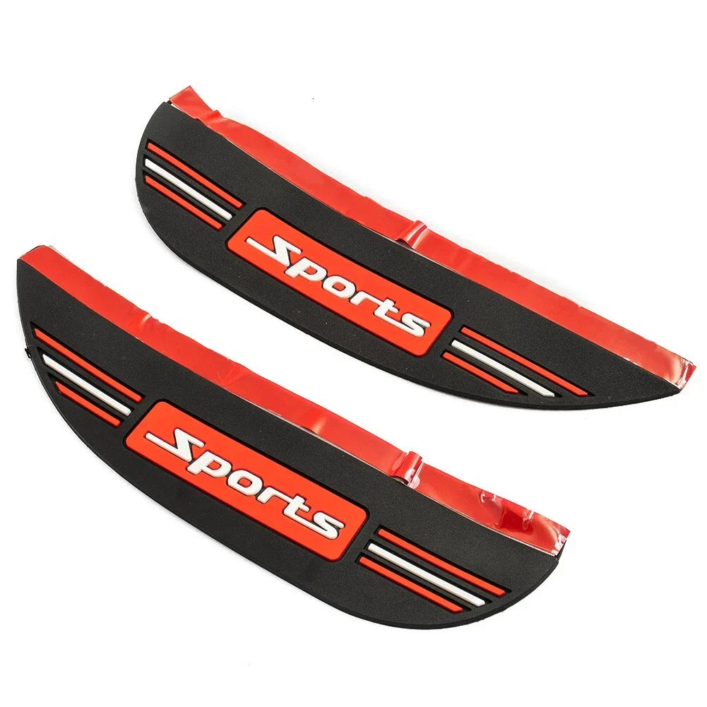 2 x Rear View Mirror Rain Eyebrow Board Rain Remover Cover for Car