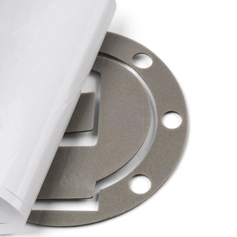 Silver Gas Tank Cap Cover Decal for Yamaha XJR400 1200 1300 (1994-2007)