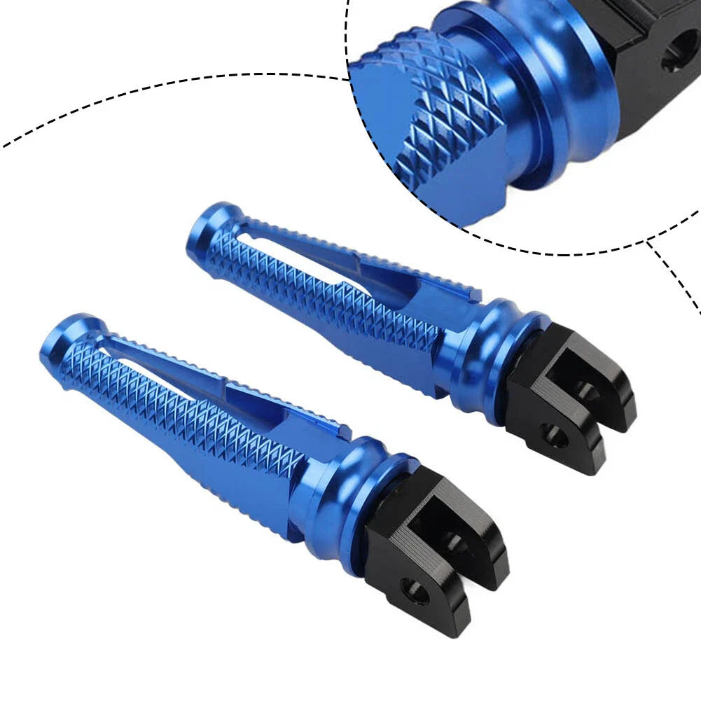 Blue Rear Passenger Footrests for Ducati Panigale 1098-1299 (2012-2020)