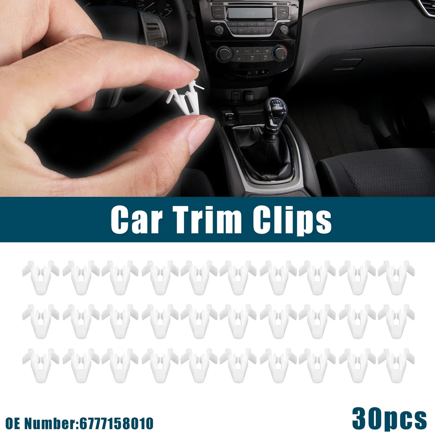 Interior Trim Retainer Clips for Toyota Lexus - 30 Pcs