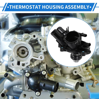 Engine Coolant Thermostat Housing for Mercedes-Benz W205 R172 C250 (2015-2020)