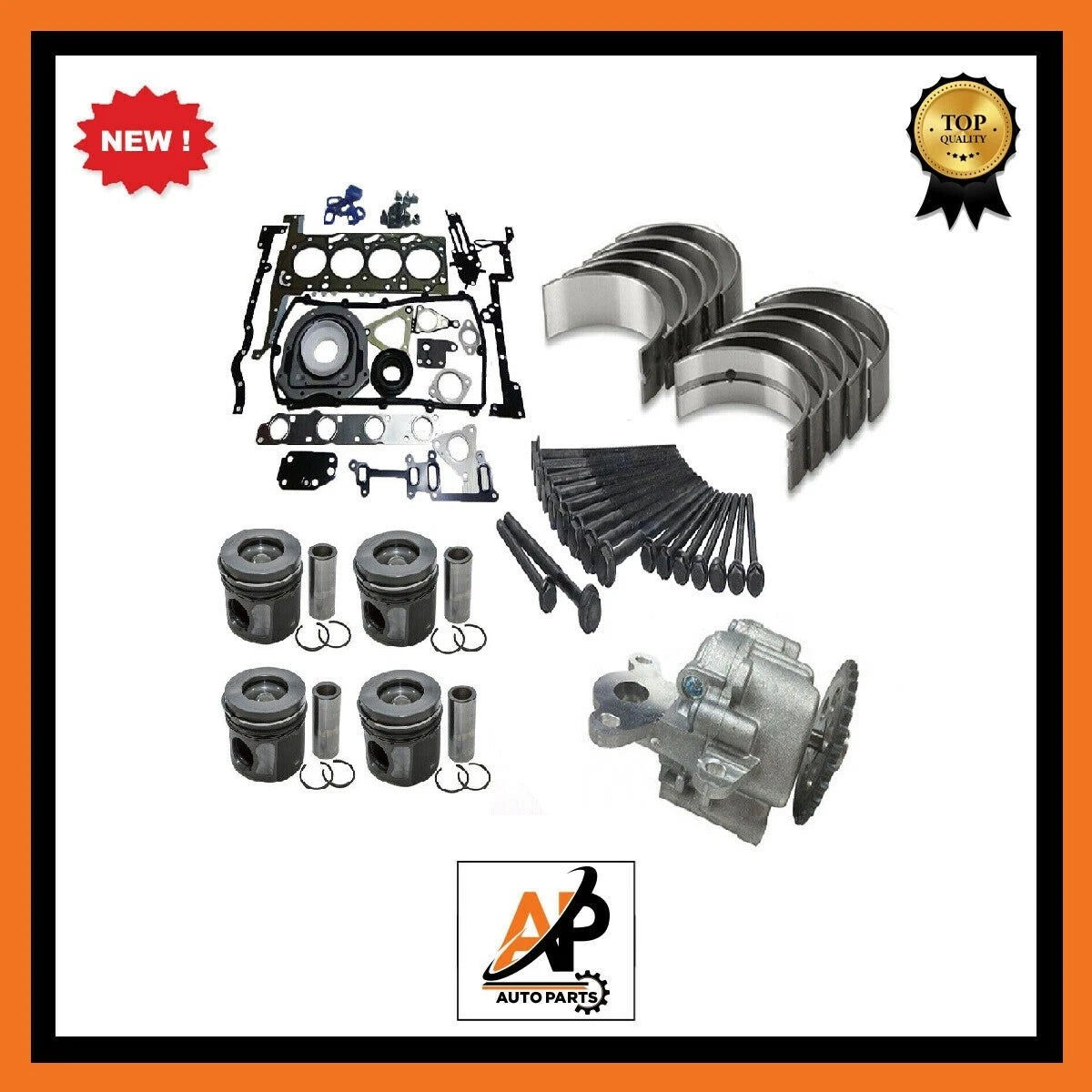 Engine Full Gasket Set Rebuild Kit for Ford Ranger Transit 2.2 TDCI RWD (2006–2015)