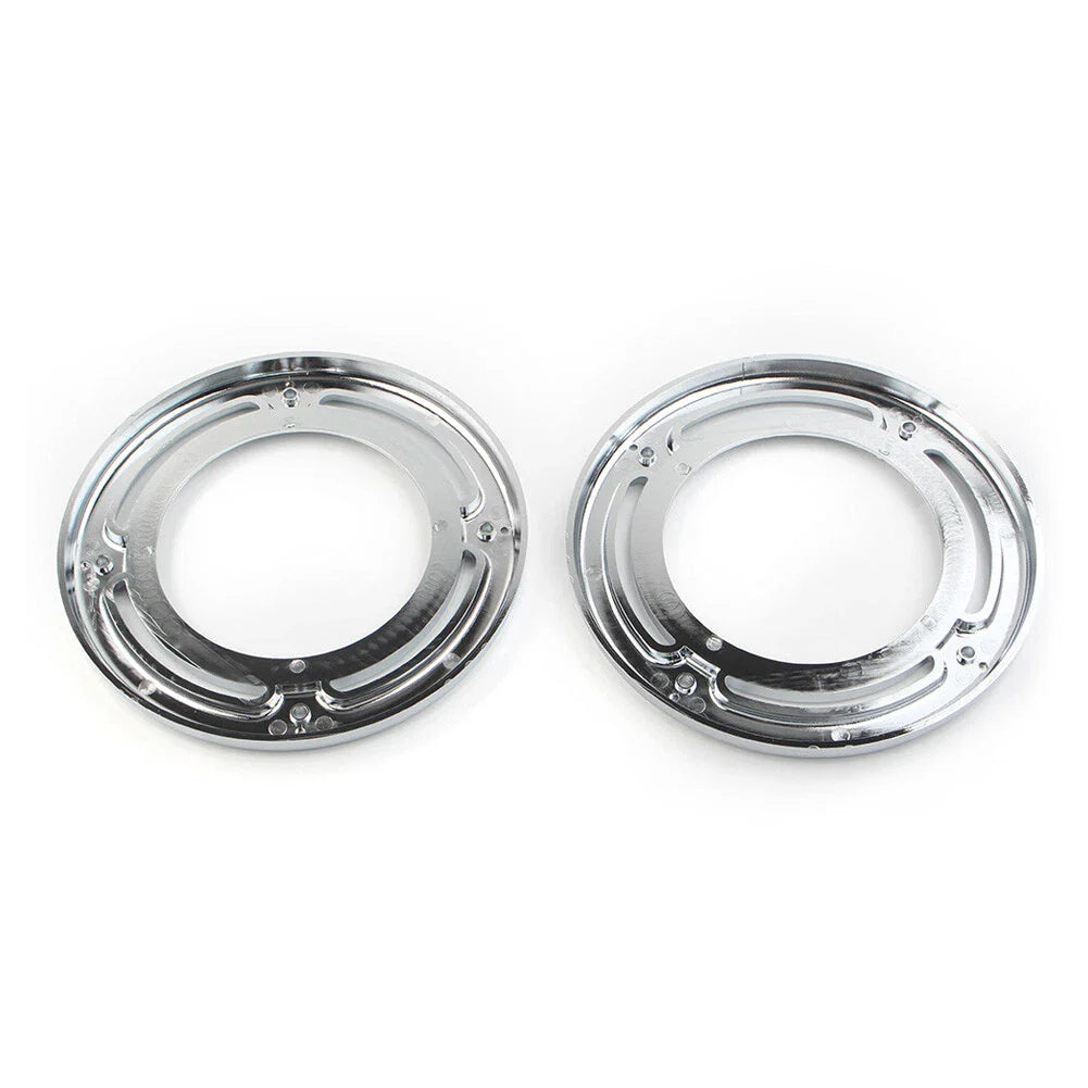 Chrome Rear Speaker Accent Cover Trim for Harley Road Street Tri Glide (2009-2023)