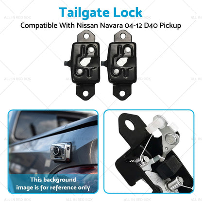 Tailgate Lock Pair LH+RH for Nissan Navara D40 Pickup (2004-2012)
