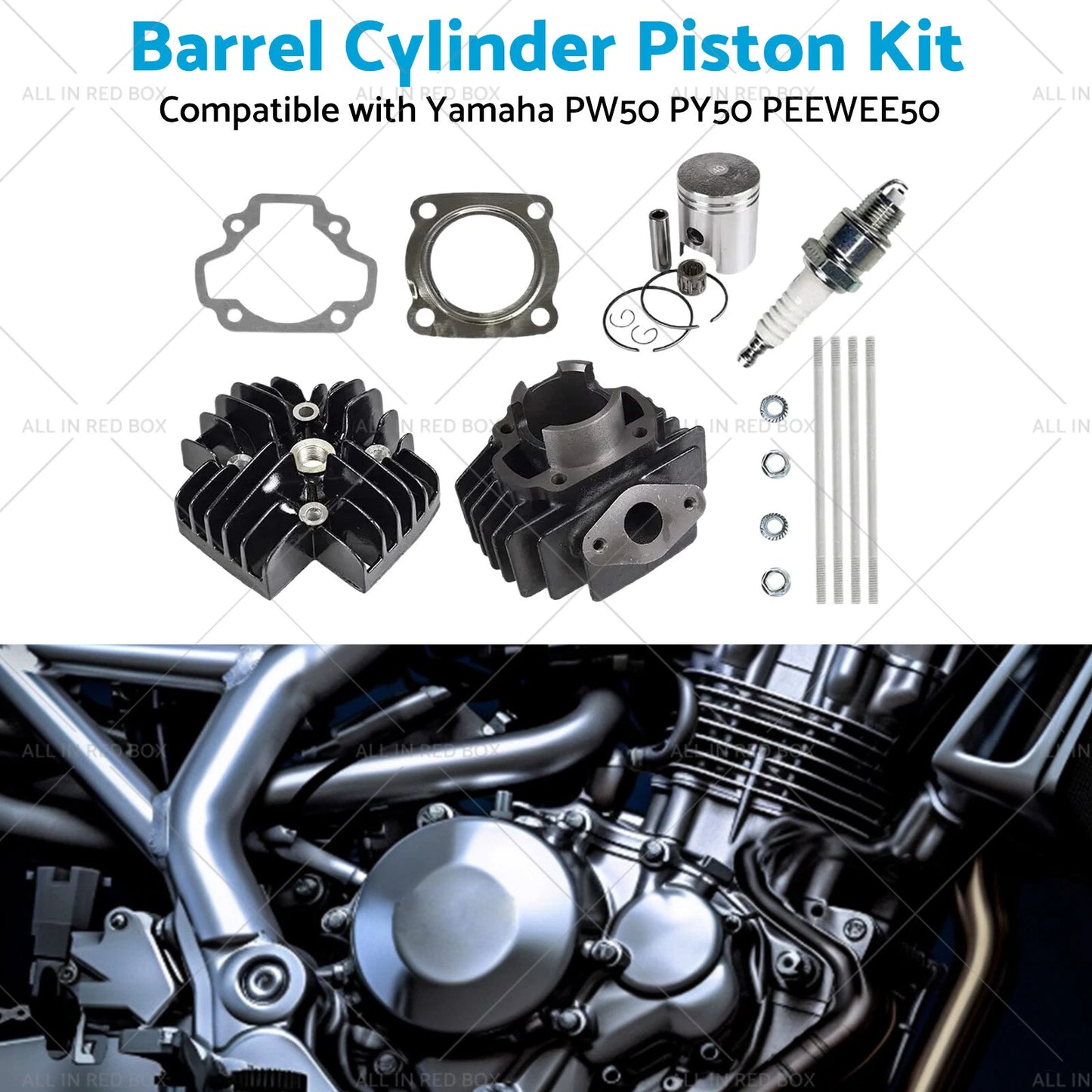Yamaha PW50 PEEWEE50 Bore Barrel Cylinder Piston Kit