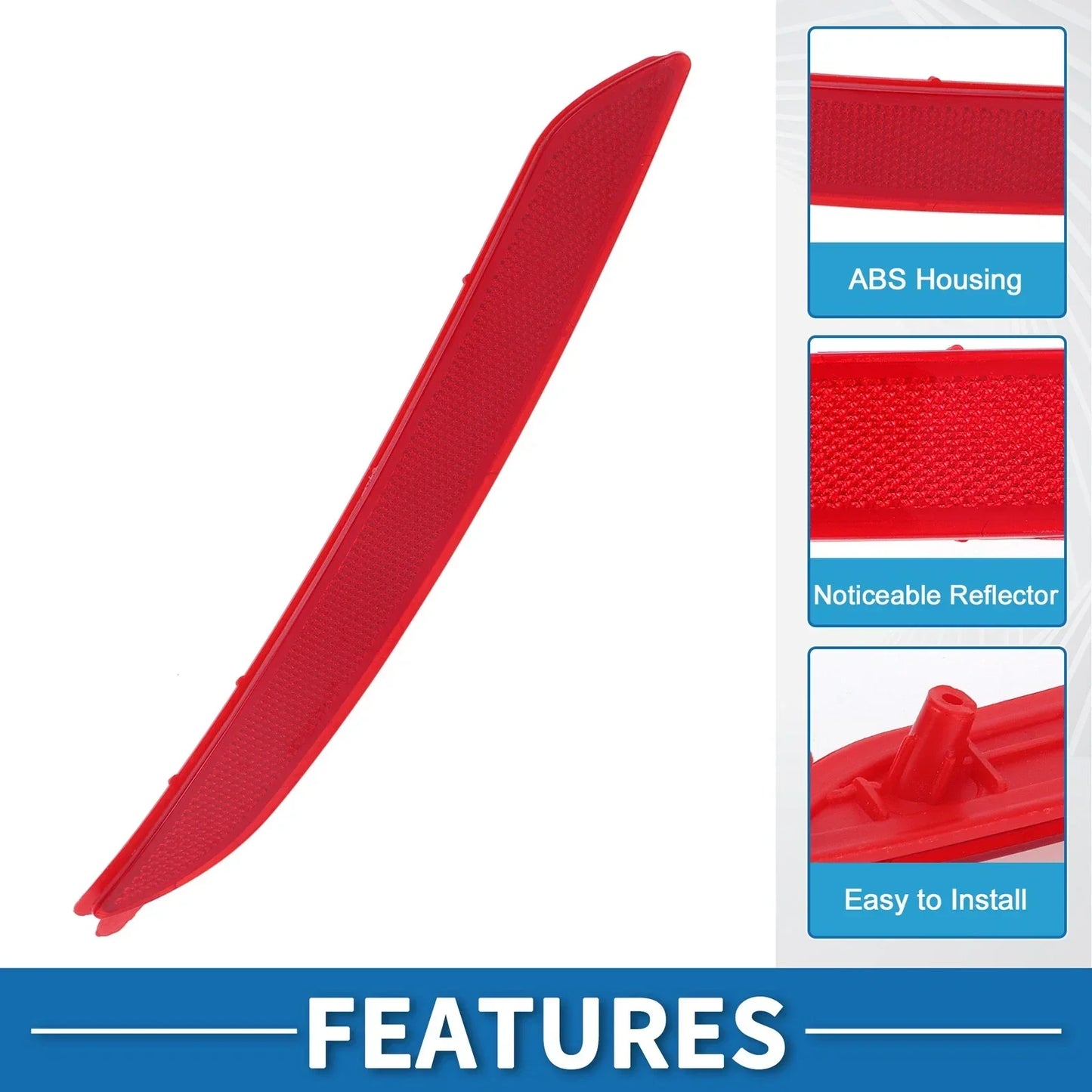 Rear Left Side Bumper Reflector for Hyundai Elantra (2014-2016)