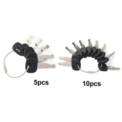 10 x Ignition Keys for Kubota Mini Excavator (No Year Specified)