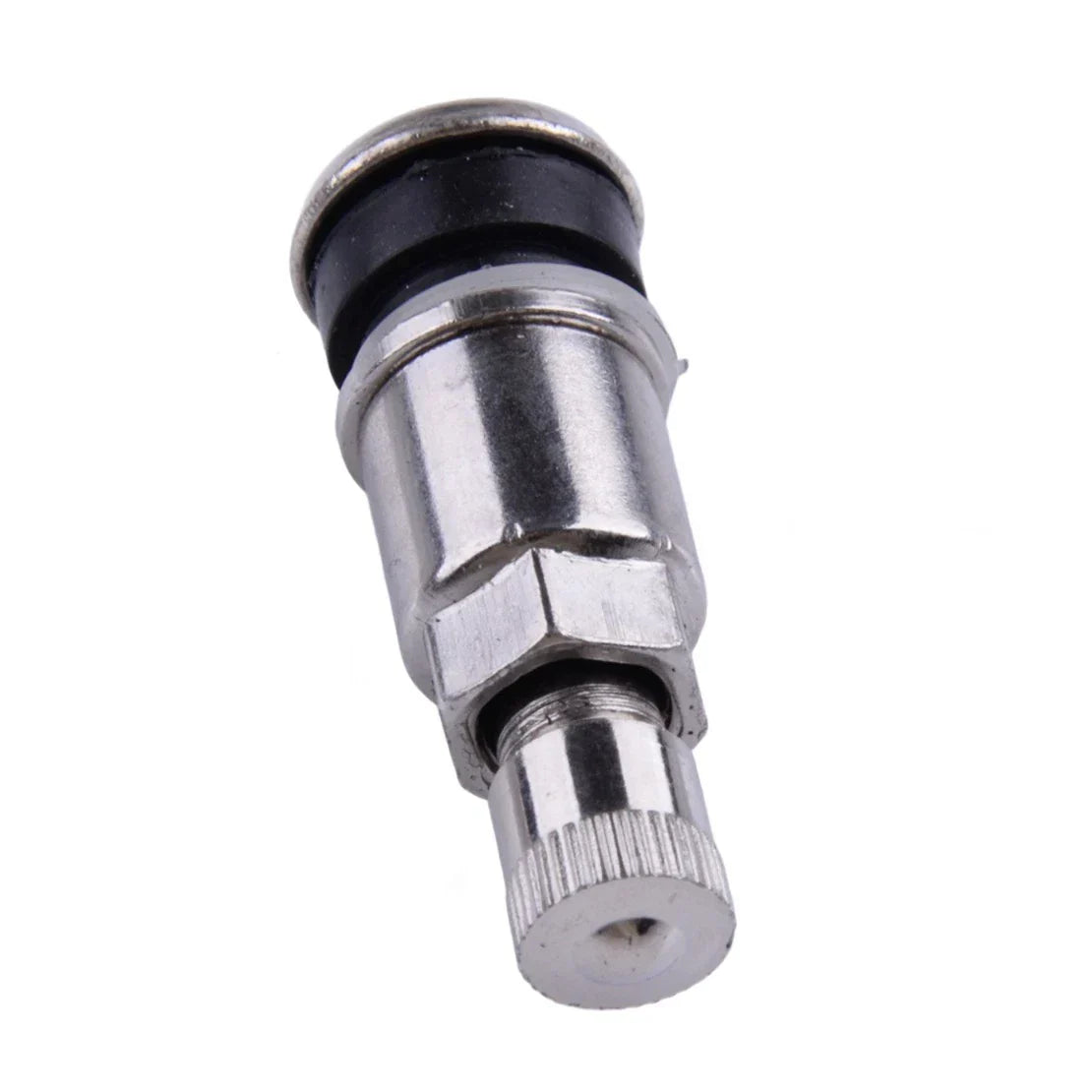4 x Bolt-in Tubeless Wheel Tyre Valves with Dust Caps for Car & Truck