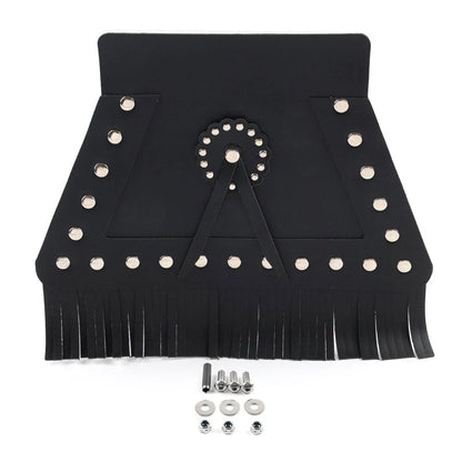 PU Leather Rear Fender Mud Flap Cover for Harley Motorcycle