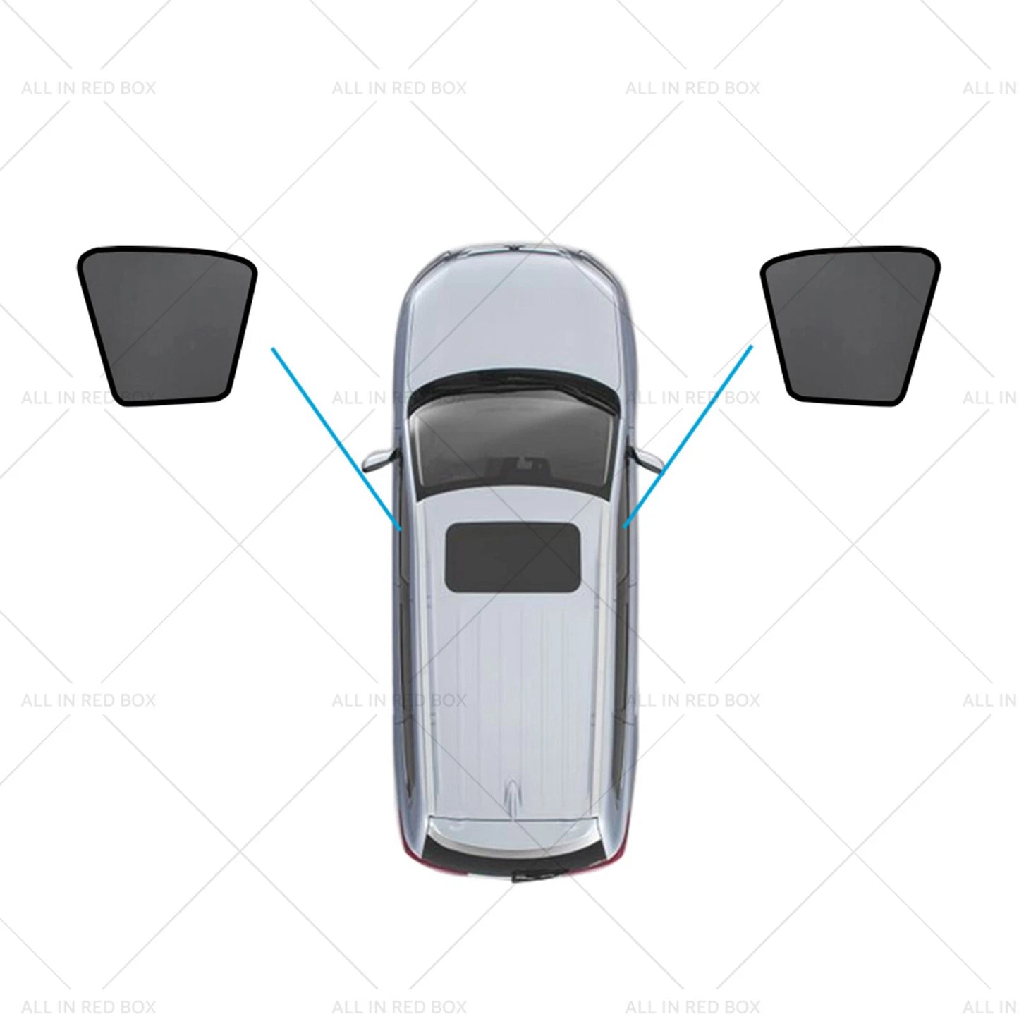 Magnetic Mesh Sun Blind Shades for Toyota Hilux SR5 (2015-2025)
