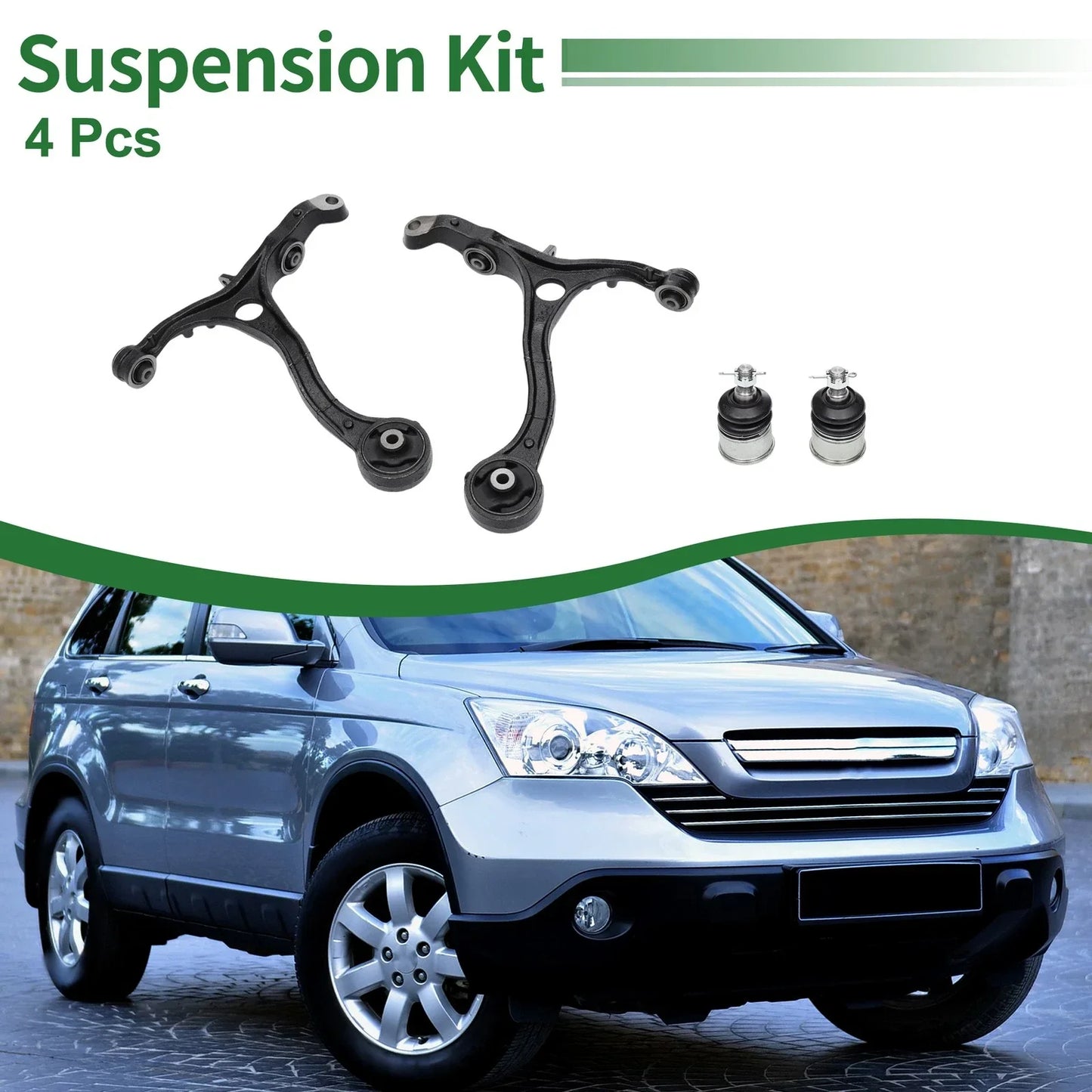 4pcs Front Suspension Kit Control Arm Ball Joints for Honda Accord (2003-2007)
