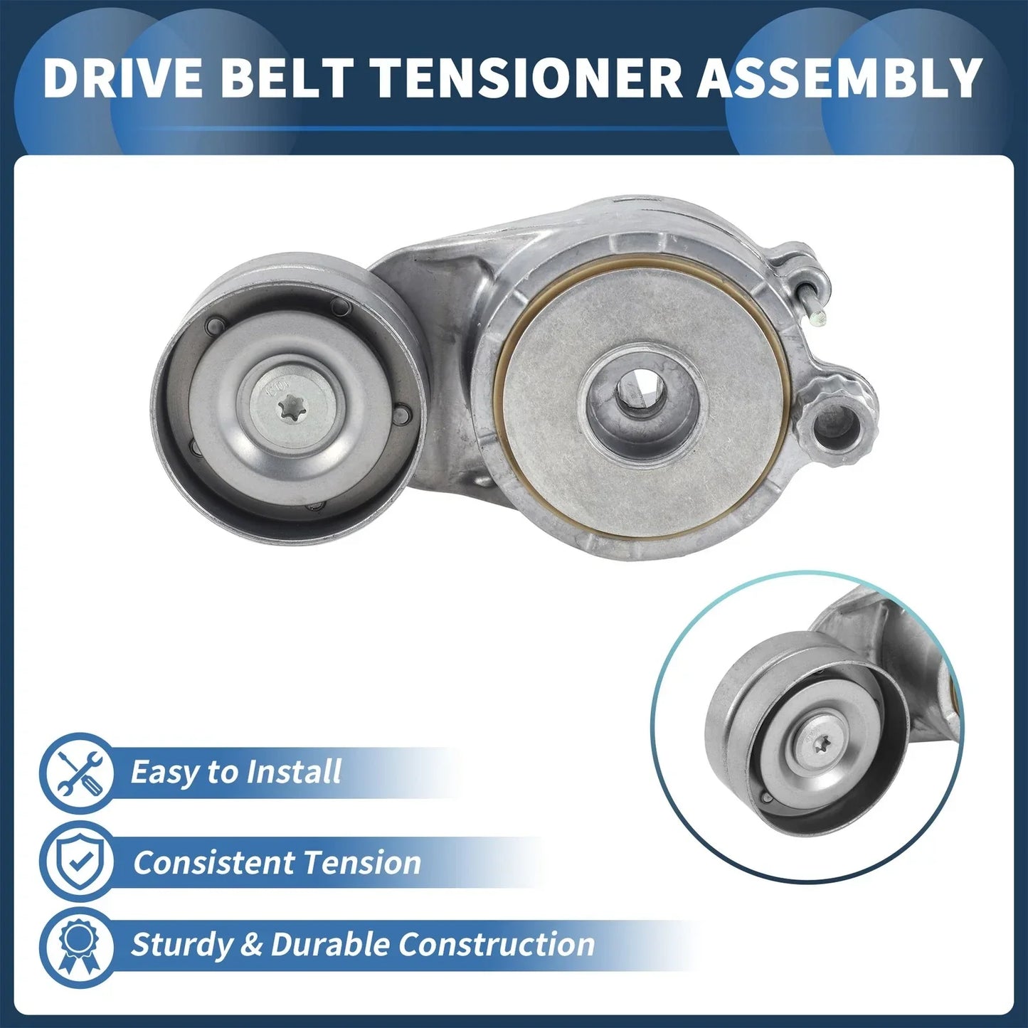 Belt Tensioner for Mercedes-Benz C-Class C 350 CDI (2011-2014)