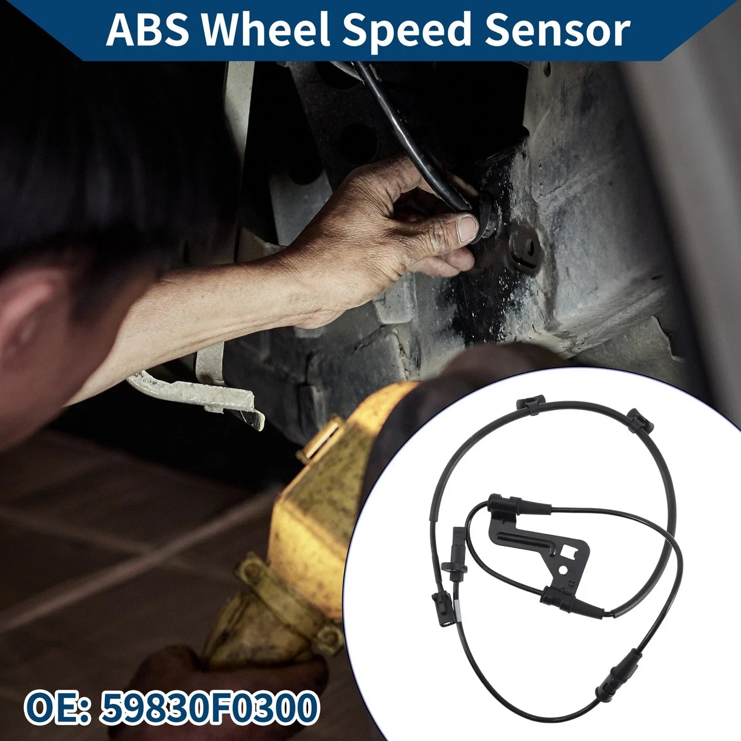 ABS Wheel Speed Sensor for Hyundai Elantra 2017-2020 (2 x Sensors)