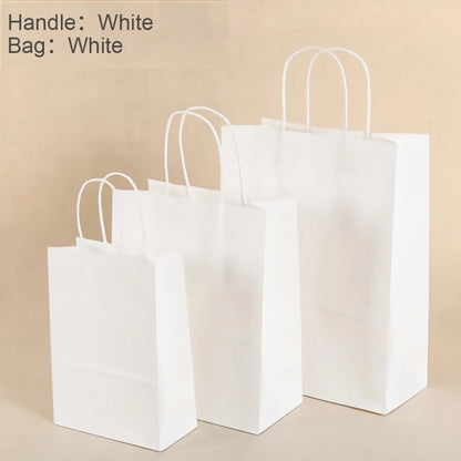 Recyclable Kraft Gift Bag for Holiday Wedding Birthday Party