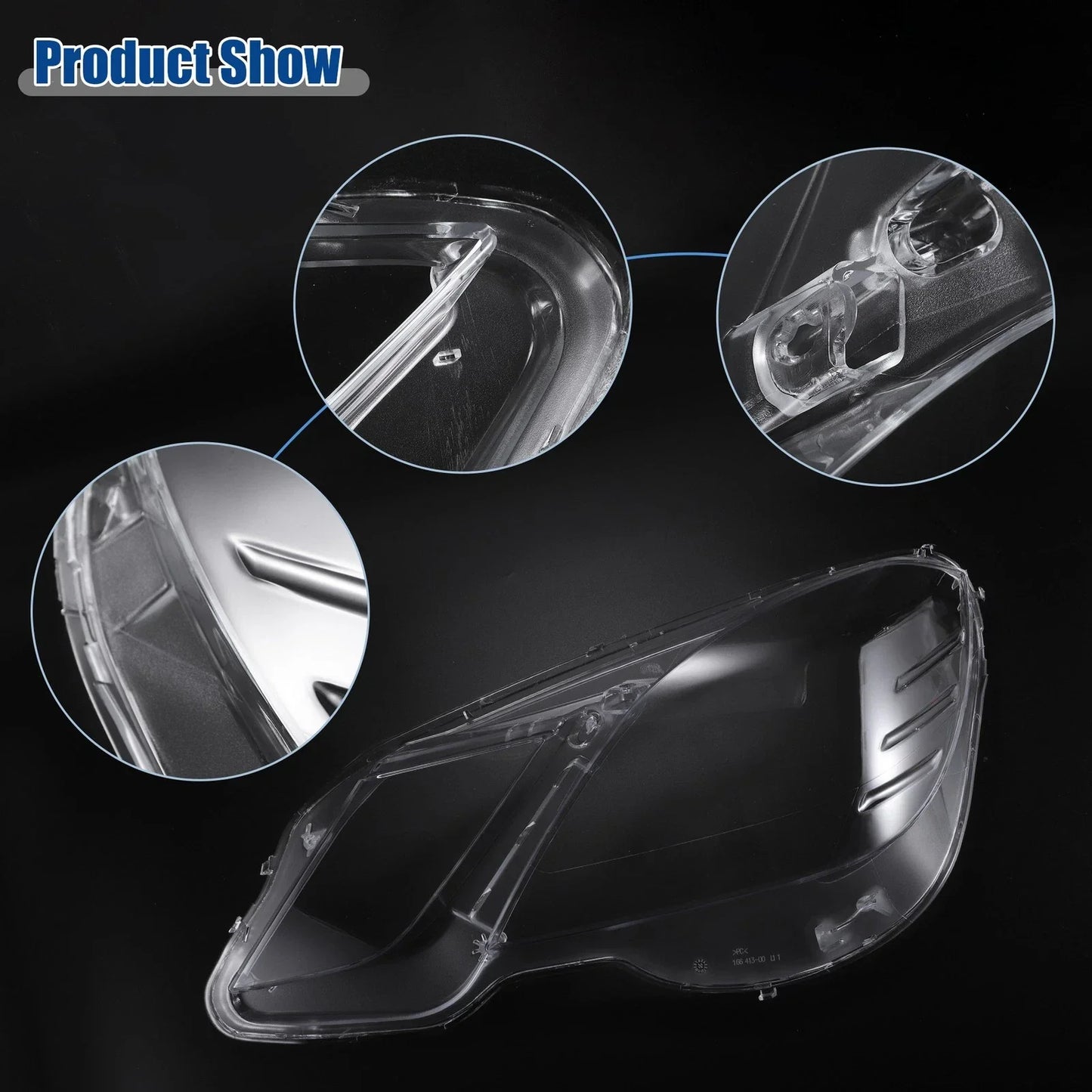 Car Headlight Clear Lens Cover for Mercedes Benz E Class (2010-2016)