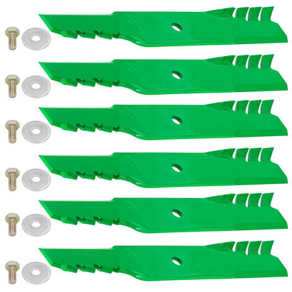 Deck Blade with Bolt 48 Inch Replacement for Hustler FasTrak SD (2014–2016)