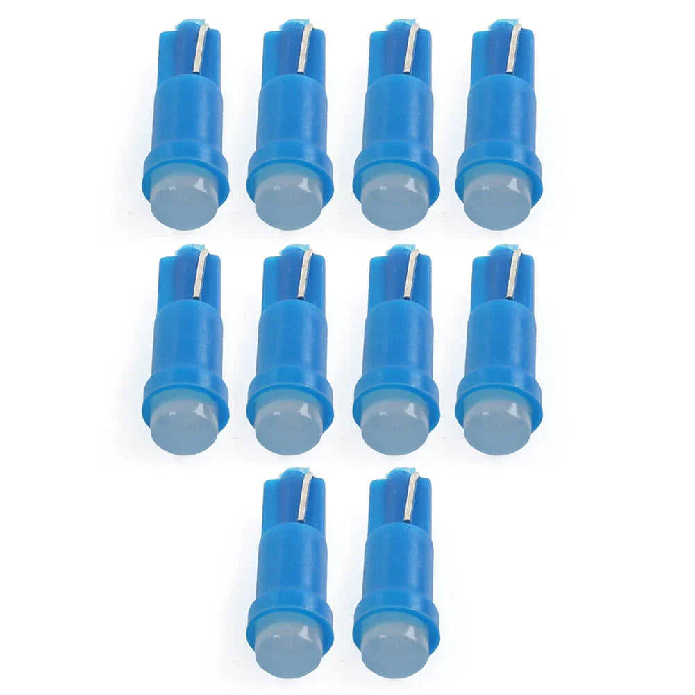 Blue Light T5 1 SMD Dashboard Gauge Lamp Bulb for Car