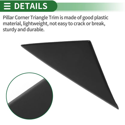 Front Right Side Door Pillar Window Trim for Hyundai Tuscani (2001-2008)