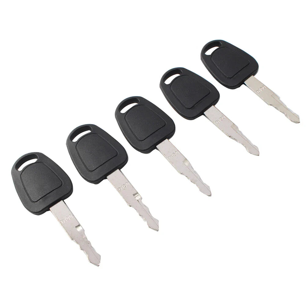 5PCS Keys for Daewoo Doosan Excavator Models Heavy Equipment