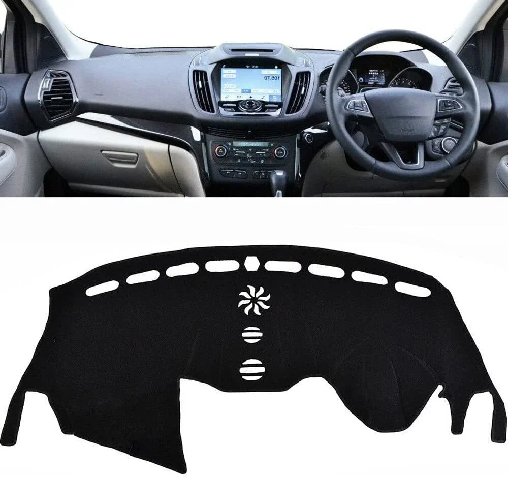 Non-Slip Dash Mat for Ford Kuga/Escape (2016-2019) Black DashMat