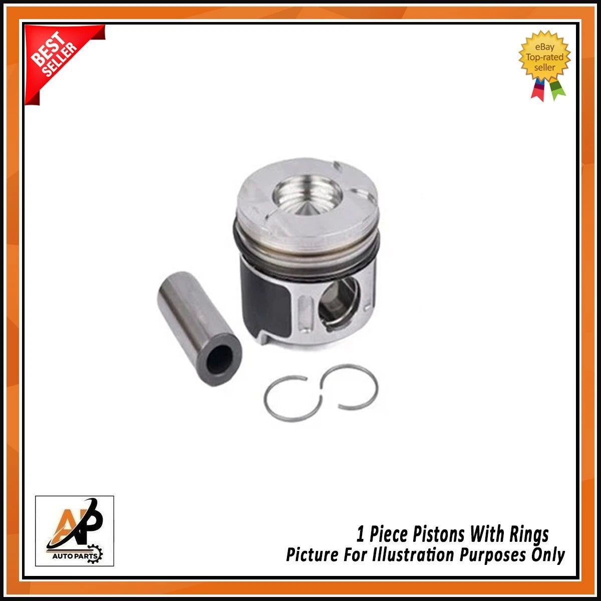 Engine Piston with Ring Replacement for Mercedes-Benz OM611 (1990–2000)