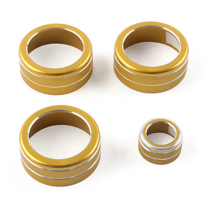 AC Climate Control Knob Ring Cover  Gold for Honda Civic 2022+