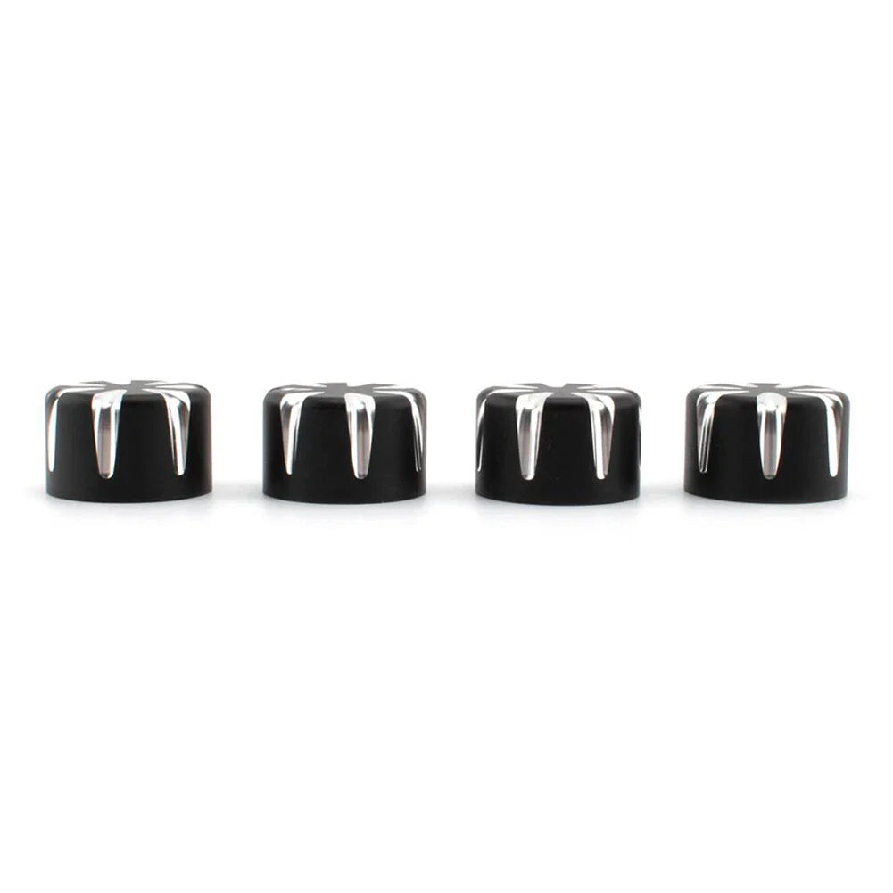 4 Pcs Aluminum Head Bolt Cover Caps for T120 Thruxton Scrambler (2016-2023)