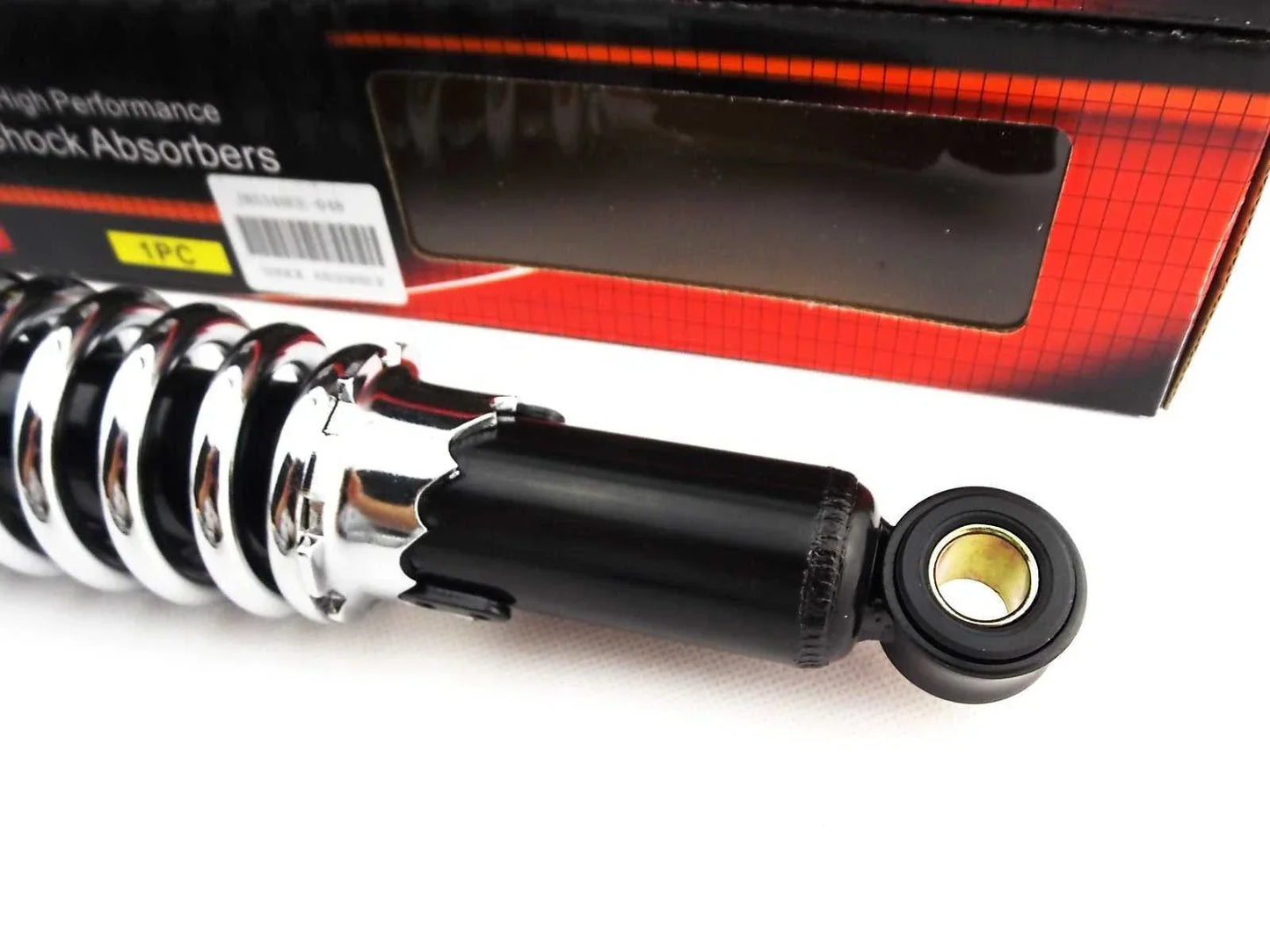 360mm JBS Black/Chrome Rear Shock Absorbers for Bultaco Pursang