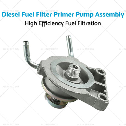 Diesel Fuel Filter Primer Pump Assembly for Toyota Hilux LN106R LN107R (1988-1997)