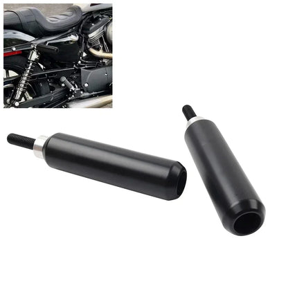 6" Crash Bar Upper Shock Mount Frame Sliders for Harley Sportster 883 1200 (2004-2023)