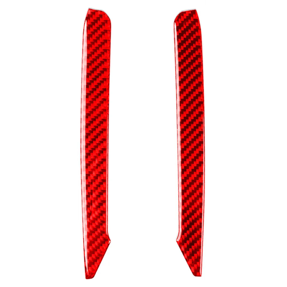 Red Carbon Fiber Console Side Cover Trim for Subaru Forester (2009-2013)