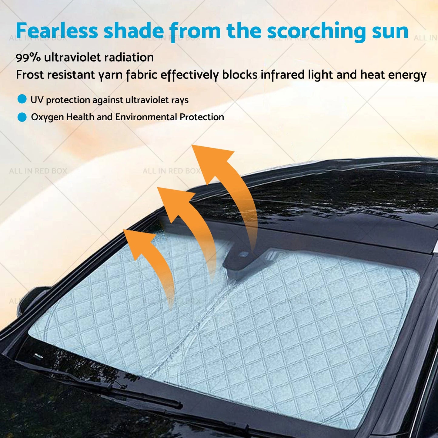 6 Layer Thick WindScreen Sun Shade for Toyota Camry (2024) UV Protection
