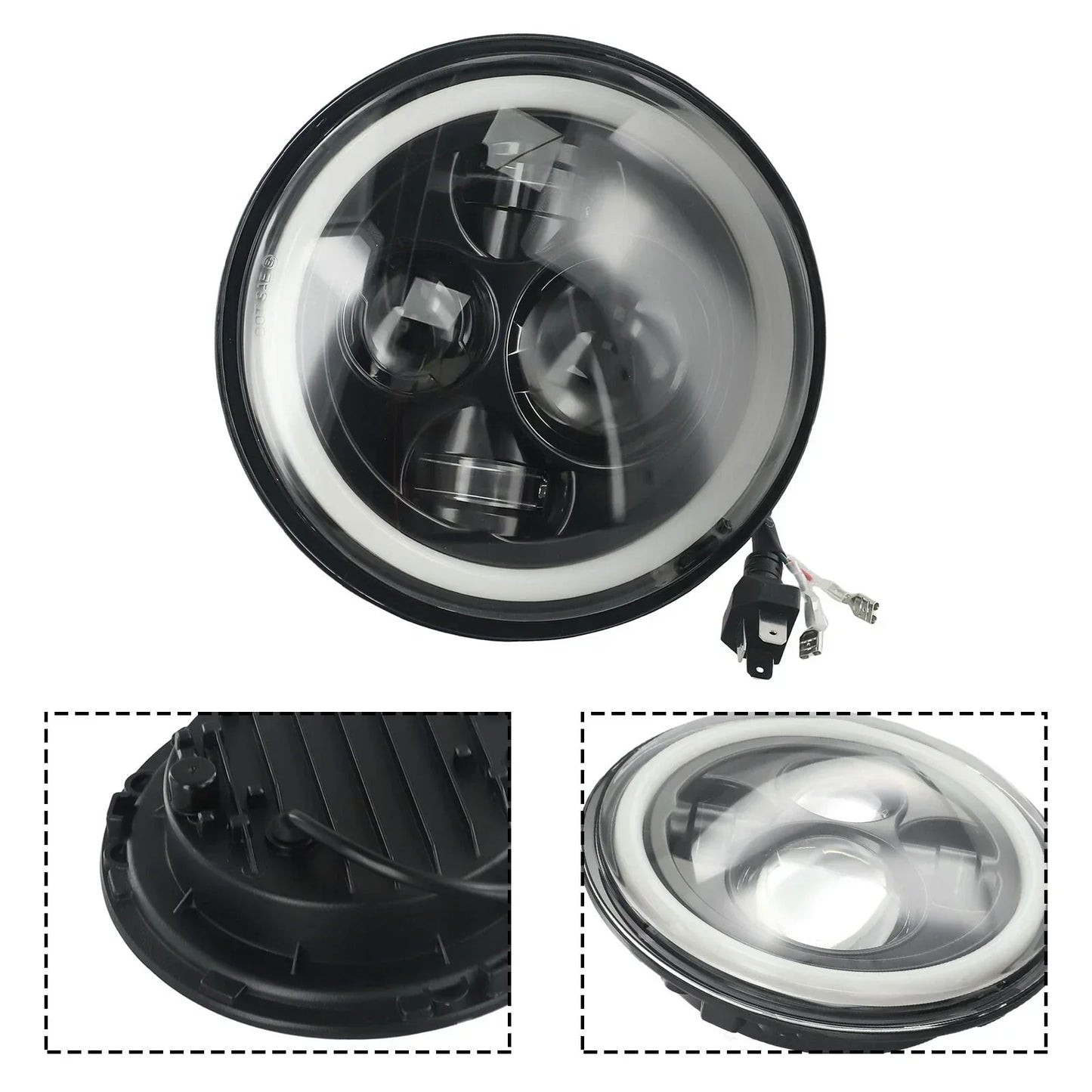 Headlight / 7 Inch Round for Motorcycle