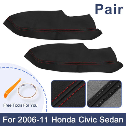 Front Door Panels Armrest Covers for Honda Civic Sedan (2006-201) - 1 Pair