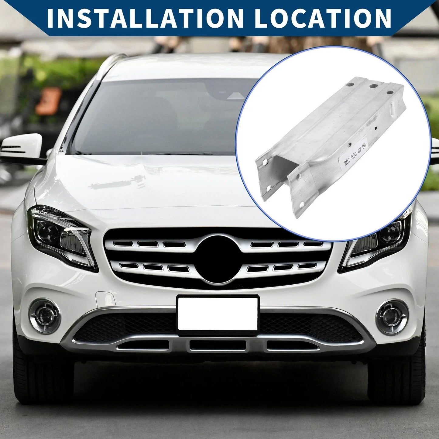 Front Left Bumper Retainer Bracket for Mercedes Benz E350 (2009-2016)