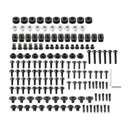 Screws Fairing Bolts for Yamaha YZF R6 (2008-2016) - Metal & Plastic Black
