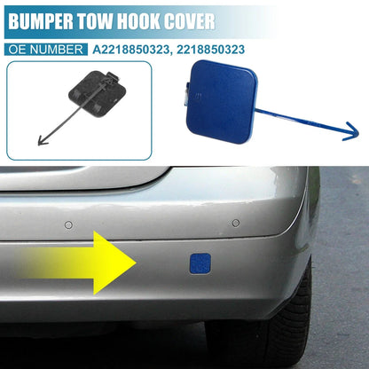 Rear Bumper Tow Hook Cover for Mercedes-Benz W221 2007-2009 Blue