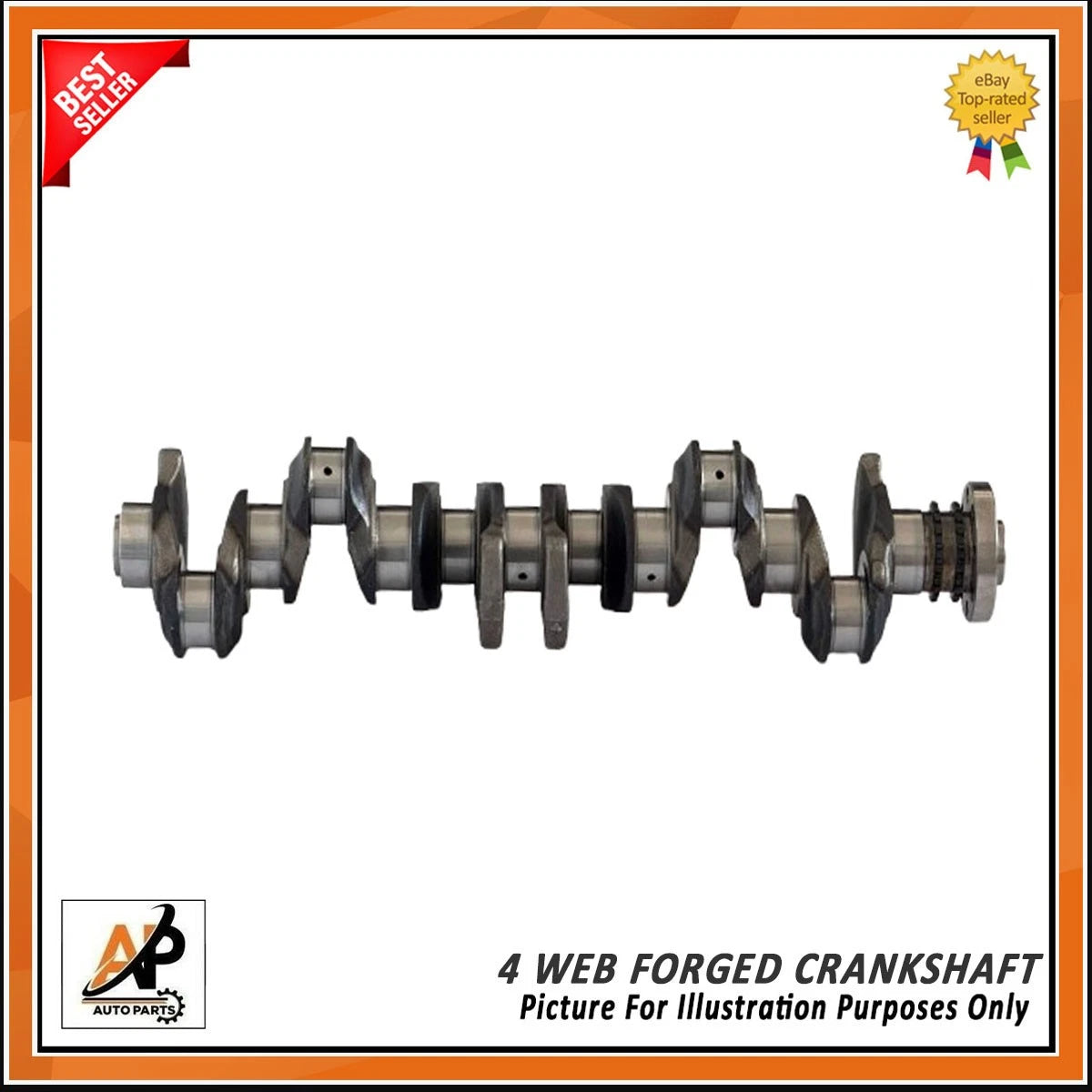 Crankshaft for BMW 5 Gran Turismo N57 3.0 Diesel (2011–2016) Heavy Duty
