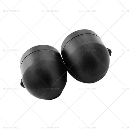 Twin Universal Headlight Dual Lamp for Motorcycle Street Fighter Black